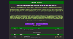 Desktop Screenshot of bettingstream.net