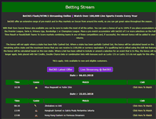 Tablet Screenshot of bettingstream.net